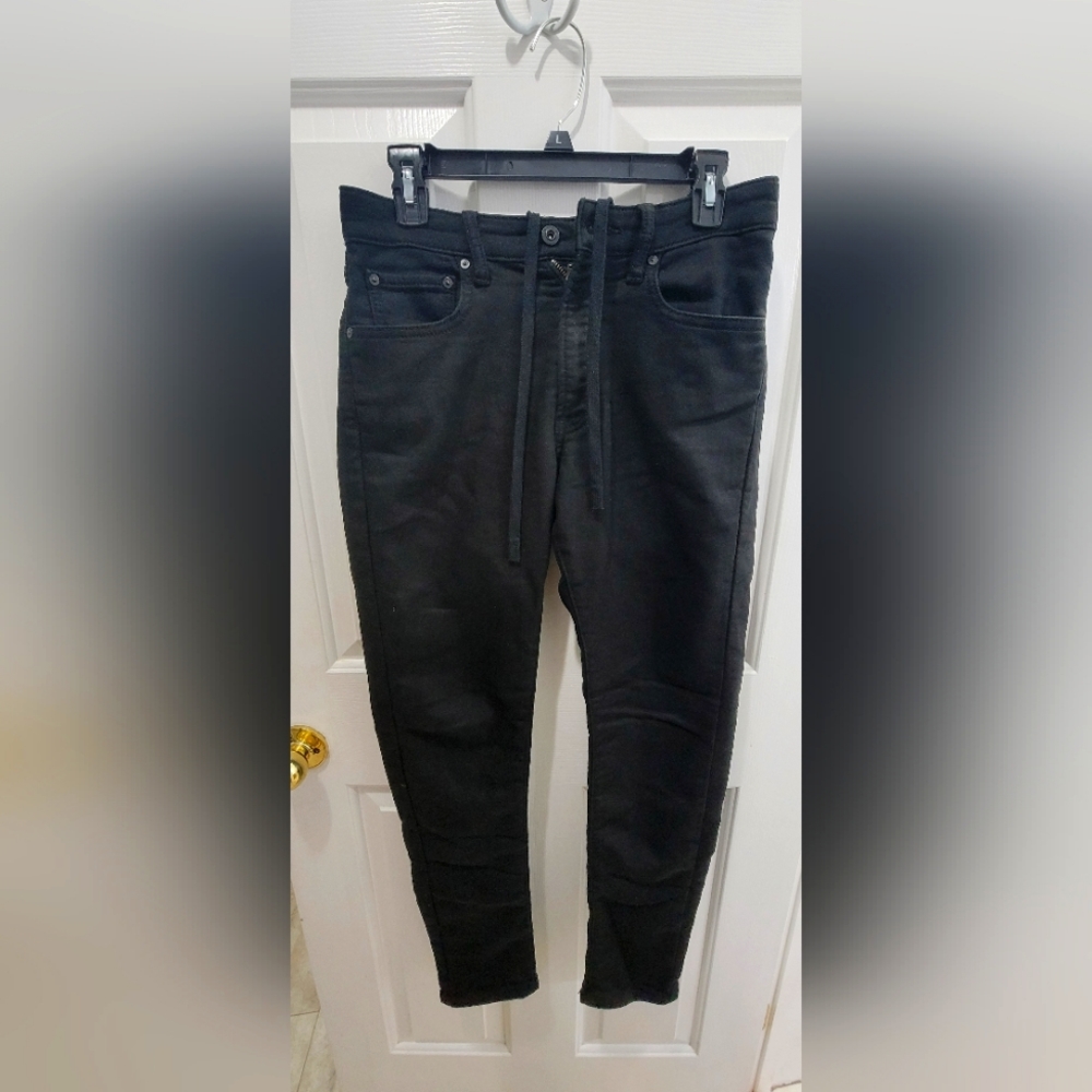 Uniqlo Ultra Stretch Skinny-Fit Color Jeans - black - small